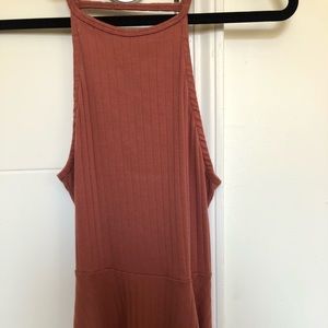 Forever 21 pink dress open back